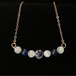 Authentic Crystal Necklace: Voice Your Truth - Open the Throat Chakra